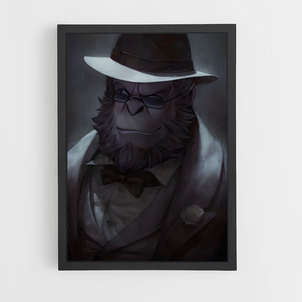 Poster Winston le Sage – affiche Overwatch (vue 2)
